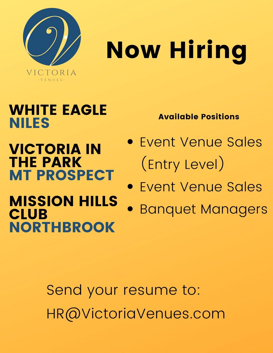 thewhiteeagle's tweet photo. "It is our goal to find the best and hard working employees. We appreciate those who strive to learn and ready to go an extra mile to bring their ideas and passion to the job. Professionalism and courtesy are must-have qualities."

https://t.co/XK3ySFVmwp

#nowhiring #jobs https://t.co/si6QUTCOs9