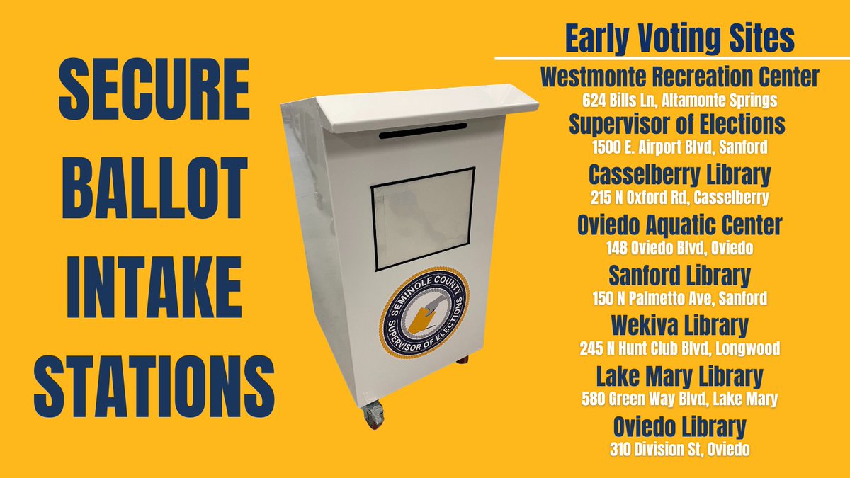 Do you still have your Vote-by-Mail ballot? Find your nearest Early Voting site and drop it off at one of our Secure Ballot Intake Stations before 7:00 P.M. today! It must be in our office by 7:00 P.M. on Election Day in order to count.