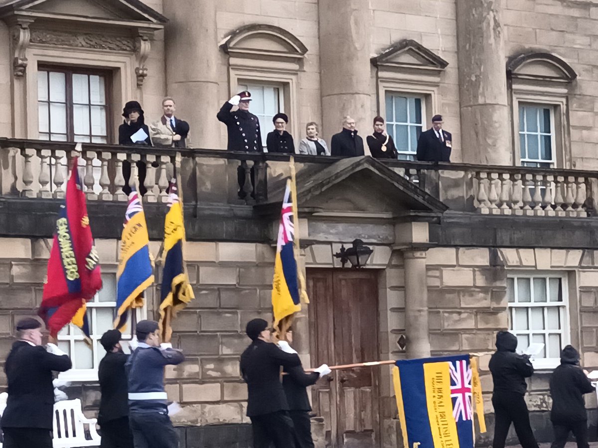 Mayor and Mayoress were  honoured to attend the Festival of Remembrance Parade and Service today at Nostell.