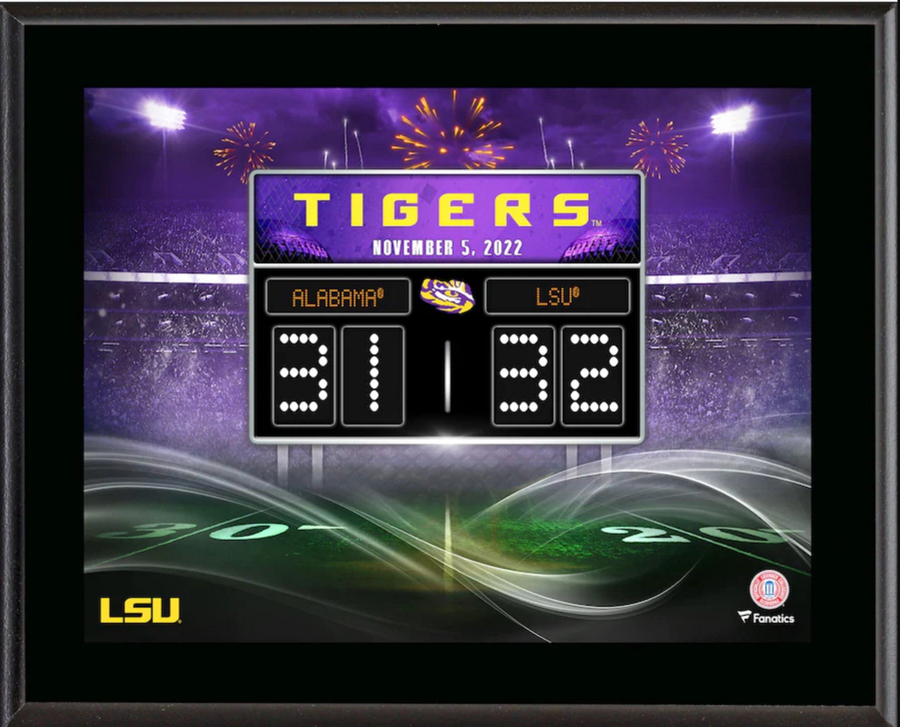 Alabama lsu score discount