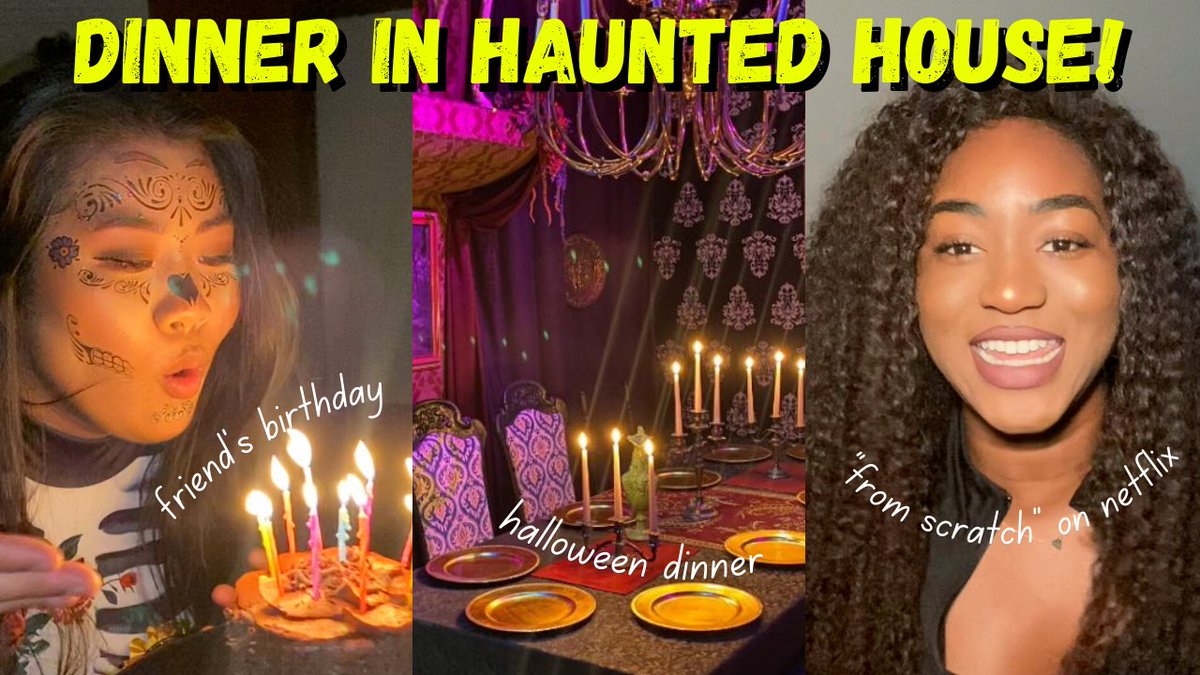 Between the immersive haunted house dinner and the Halloween-themed birthday celebration, Halloween 2022 was elite! 🙌🏾
Full Vlog: youtube.com/watch?v=eqslsB…
#halloween2022 #HalloweenParty #WeeklyVlog