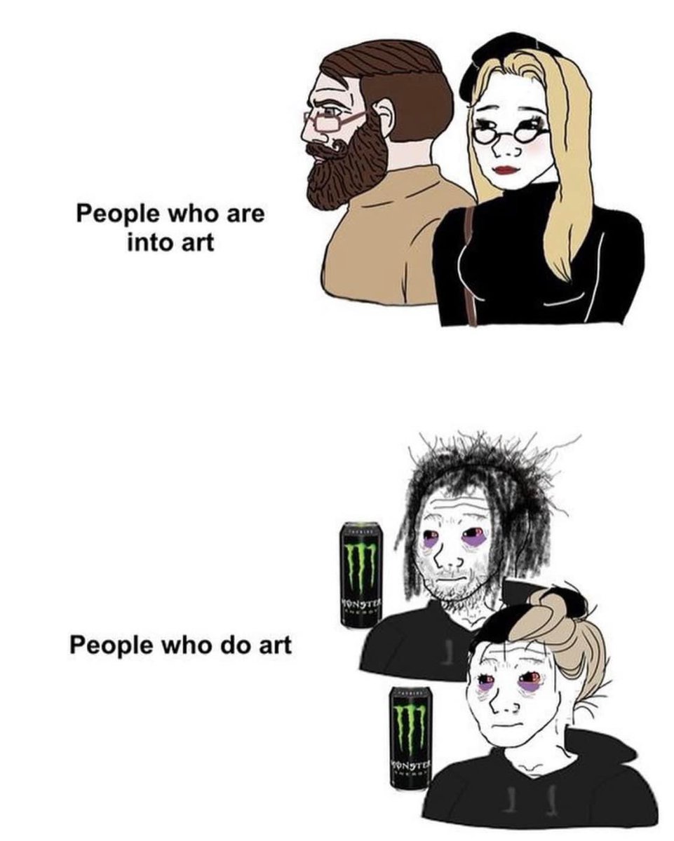 Never gets old #artstruggle