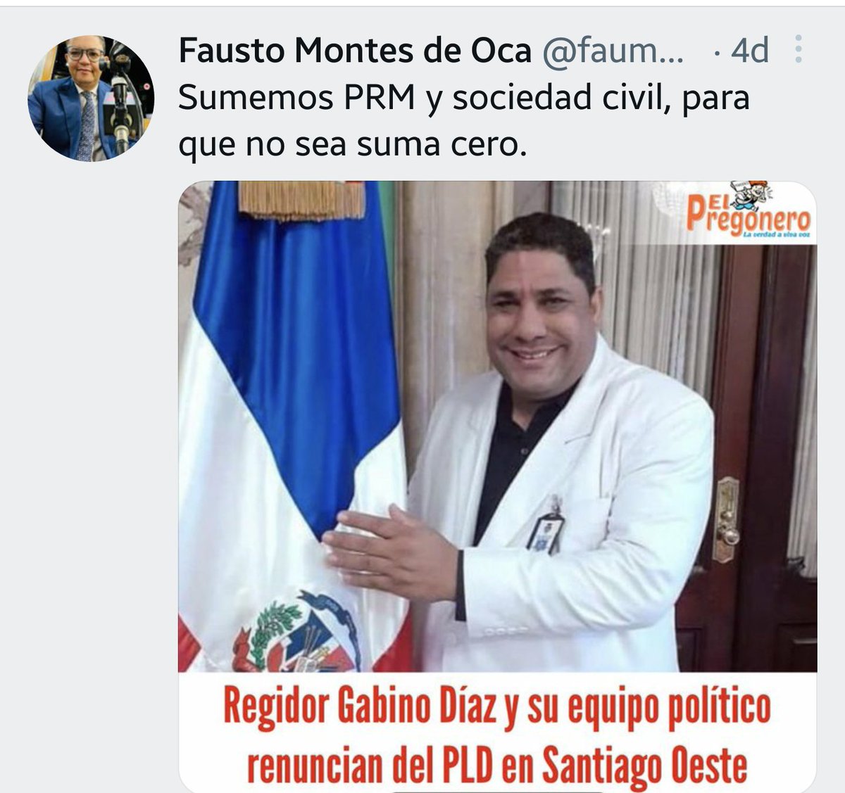 jimenezdom2's tweet photo. @faumontes Ahora mira que mansito esta el viejito este ¡Aqui toda su celebraciones peledeista,de este hombre que ahora viene a pasarle paño tibio ! Aqui los bravo que se punen la fupu cuando le renuncia uno de su miembro. https://t.co/cCG5R9R47b