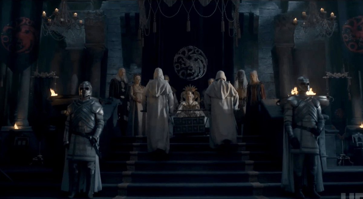 HOTD_Lore's tweet photo. In #FireandBlood, the Great Council of 101AC saw 14 claims to the throne to determine the succession of King Jaehaerys I Targaryen but the main ones being: 

- #Viserys Targaryen, the eldest son of Prince Baelon
And
- #Laenor Velaryon, grandson of Prince Aemon

#HouseOfTheDragon https://t.co/N0IxlCMwkM