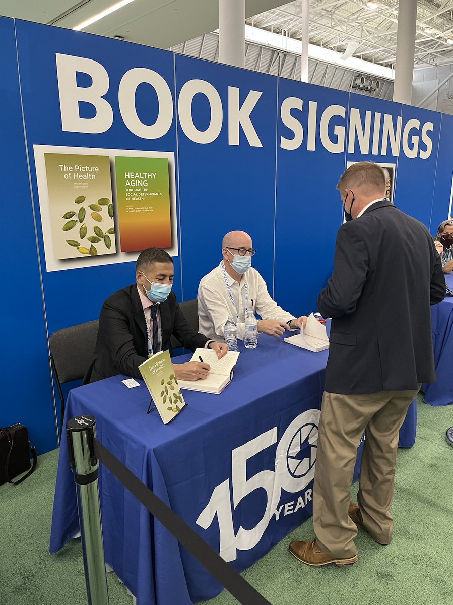 Signing our book, “The Picture of Health,” with <a href="/mdsteinmd/">Michael Stein</a>, until 2:30 pm at <a href="/APHAAnnualMtg/">APHA's Annual Meeting & Expo</a>. Join us! <a href="/PublicHealth/">APHA</a> <a href="/BUSPH/">Boston University School of Public Health</a> #APHA2022