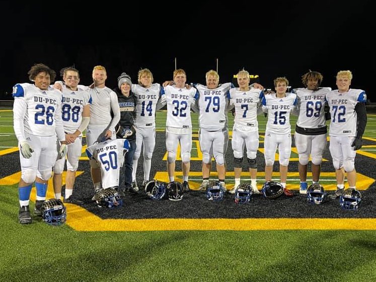 DuPecRivermen's tweet photo. To our seniors, thank you for everything! 

You have cemented yourself in program history and will forever be a building block on our journey to the top. 

Love you all 💙💛🖤 https://t.co/FLKLditoxt