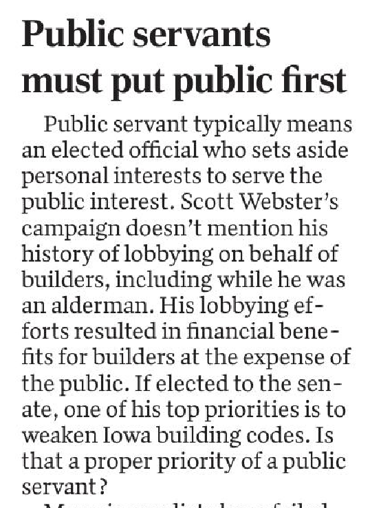 Please see my most recent op ed asking for public servants to put the public first!
qctimes.com/eedition/page-…