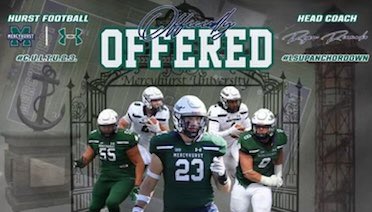 Blessed to Have EARNED an offer from Mercyhurst University ☘️⚓️ !
