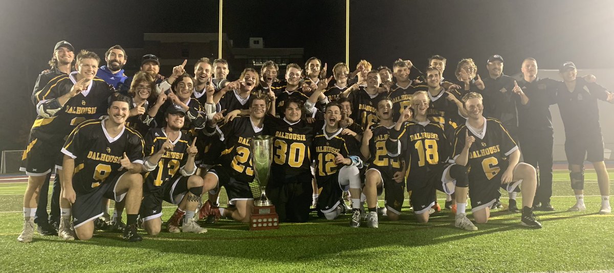 Your 2022 <a href="/MUFLL/">MUFLL</a> champions: <a href="/DalLacrosse/">Dalhousie Lacrosse</a> 7-4 over <a href="/SaintFXLacrosse/">St. FX Lacrosse</a> after later afternoon action at Huskies Stadium. Athletes, team leads, officials, fans - thanks for the season!    <a href="/AUS_SUA/">Atlantic University Sport</a>