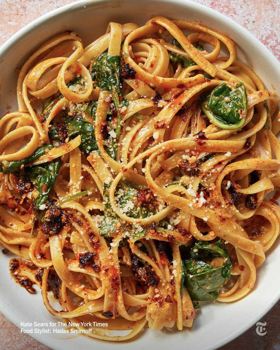 nytimes's tweet photo. This astoundingly simple meal — it doesn’t even require any chopping — comes together in under 30 minutes but tastes as complex as anything you’d get at a restaurant. https://t.co/05RmBJEjVt https://t.co/RXIZBVstJM