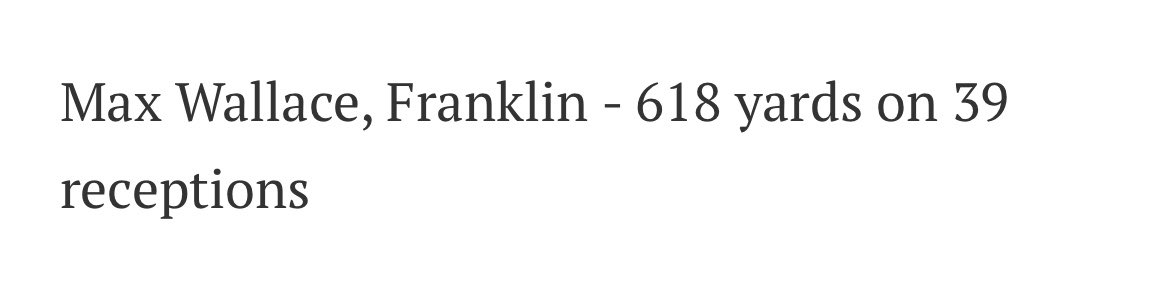 Finished top 10 in receiving yards in 6A Oregon 🤙 <a href="/SBLiveOR/">Oregon High School On SI</a> <a href="/PrepRedzoneOR/">Prep Redzone Oregon</a>