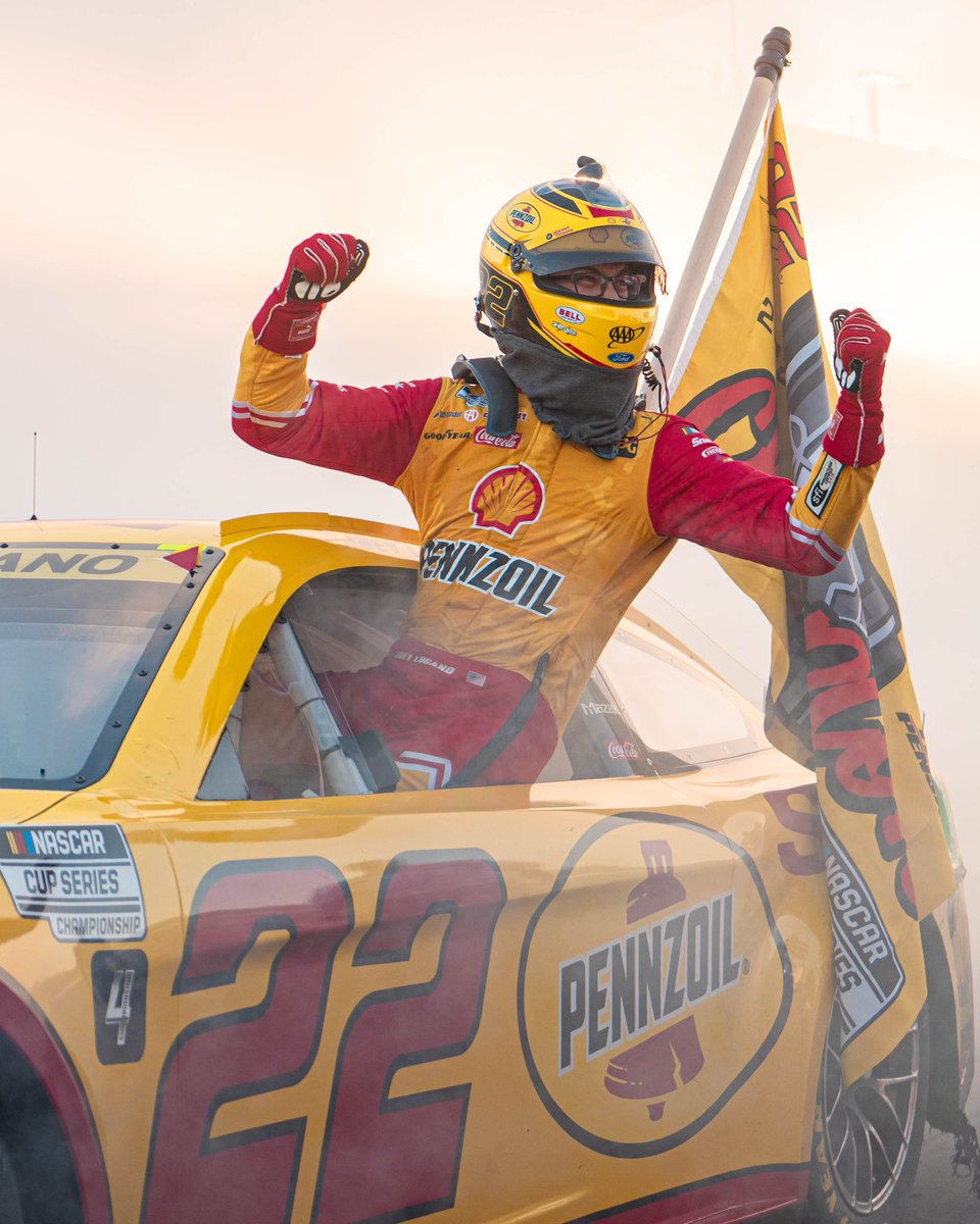 NASCAR's tweet photo. Two-Time Joey https://t.co/8G970eft1W