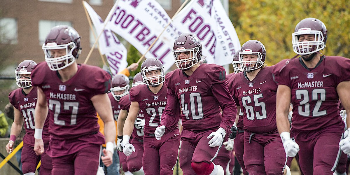 After a great phone call with @CoachSBrady I’m blessed to say I’ve received an offer from McMaster University! @Marauderftbl @McMasterSports @coachjparkes @RICCfootball @CanadaPrep