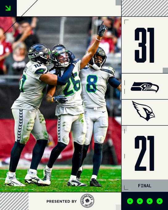 FINAL Seahawks: 31 Cardinals: 21