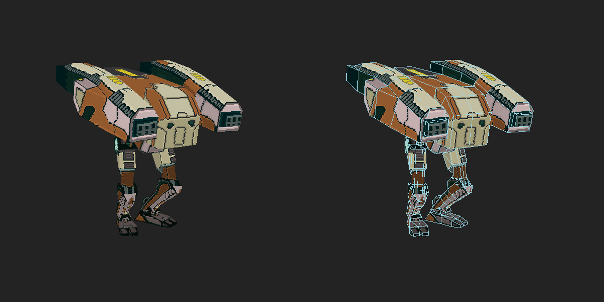 LobodaSam's tweet photo. #lowpoly #mech #pixelart #gamedev https://t.co/hhPNNJur7W