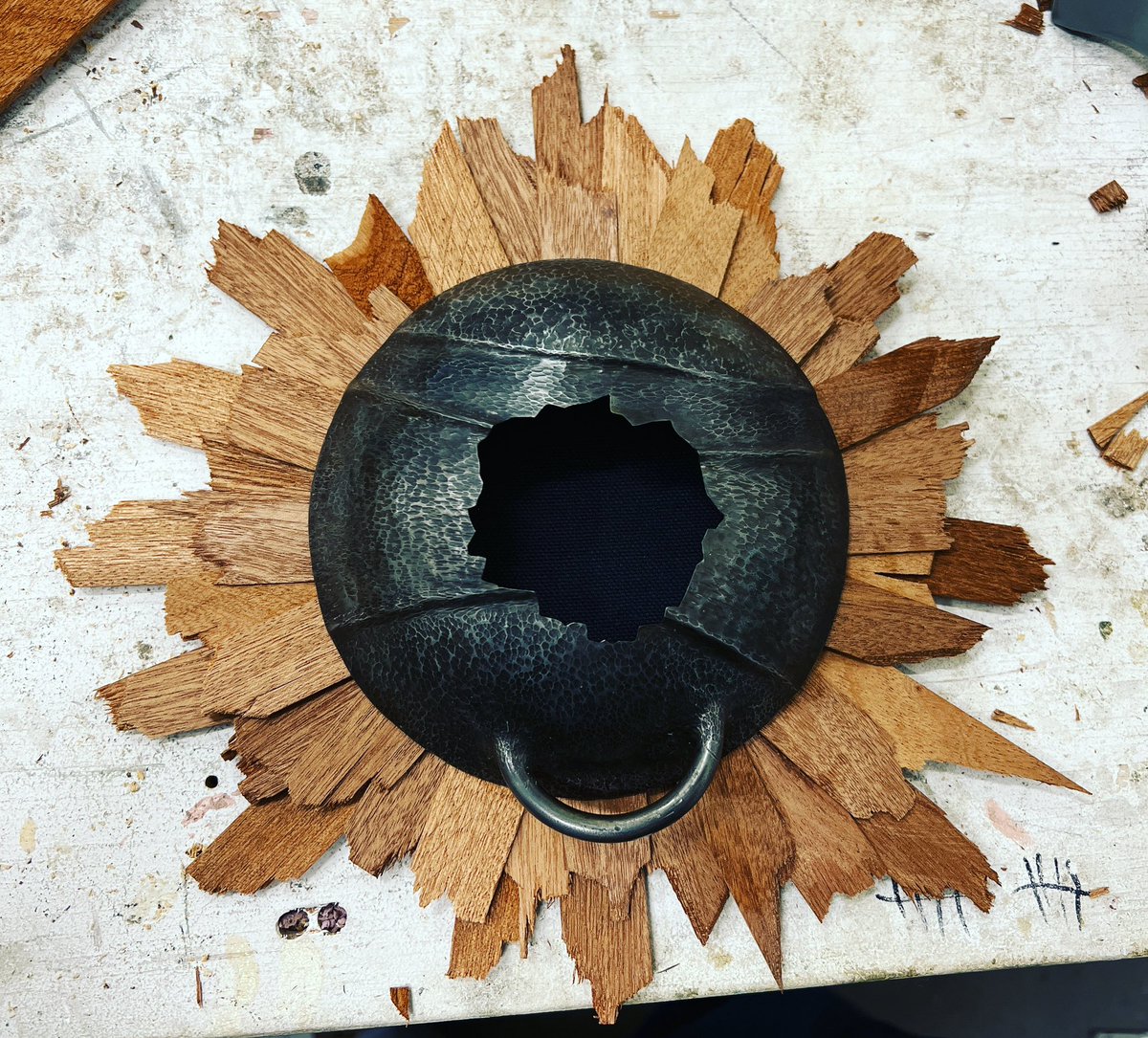 bladesworkshop's tweet photo. Parts are almost done #art #artist #gradschool #gradstudent #MFA #ua #universityofalabama #sculpture #metal #blacksmith #wood #craft #ceramic #occult #pagan #icon #materials #form #texture #surface #copper #metalsmith #steel #bronze https://t.co/lvc12lMeHZ