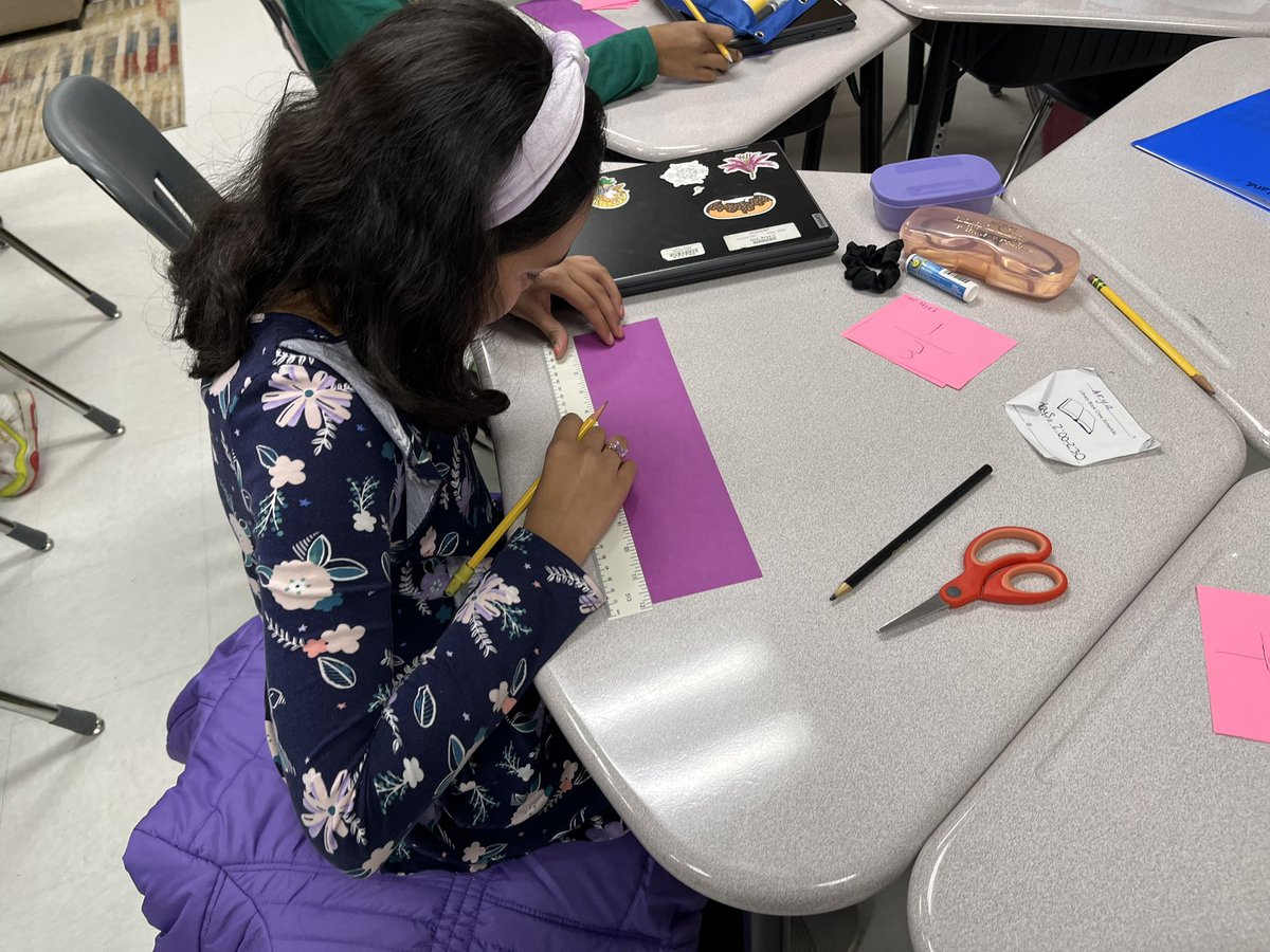 The Ss asked if they could make thirds with their fraction strips. They measured with rulers to divide and find the measurements needed to make their fractional parts.<a href="/GoshenPostES/">Goshen Post ES</a>