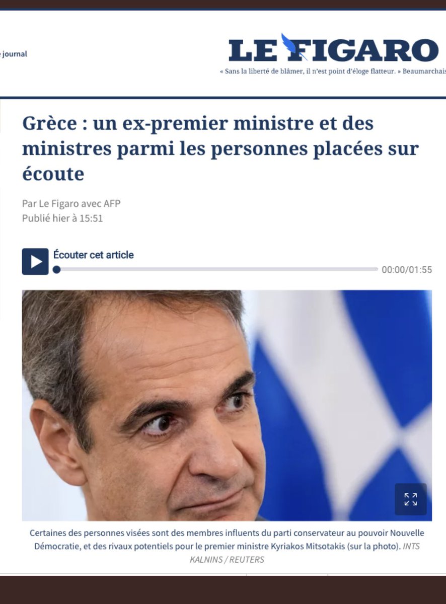 FGiotaki's tweet photo. Οι αναφορές στο διεθνή τύπο για νέα στοιχεία που αφορούν στις #υποκλοπες σηματοδοτούν ότι το κουβάρι των αποκαλύψεων ξετυλίγεται και το #predatorgate εξελισσεται σε θρίλερ για τη κυβέρνηση Μητσοτάκη. 
Οι βουλευτές της ΝΔ θα πάρουν θέση ή θα αφήσουν τη χώρα να διασύρεται; https://t.co/VIo4QfNeS6