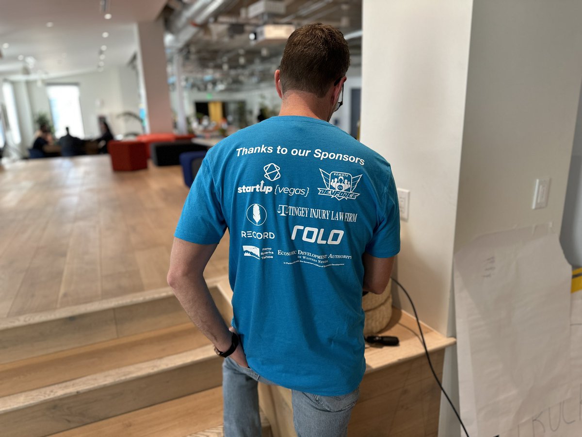 Special shout-out to all our sponsors that made the event possible!

<a href="/RemoteDevForce/">Remote Dev Force</a> 
@recordclientapp 
<a href="/tingeylawfirm/">Tingey Injury Law Firm</a> 
<a href="/letsrolo/">Rolo</a> 
<a href="/EDAWNReno/">EDAWN</a> 
<a href="/CityOfLasVegas/">City of Las Vegas</a> 

#swvegas22 #startupweekend