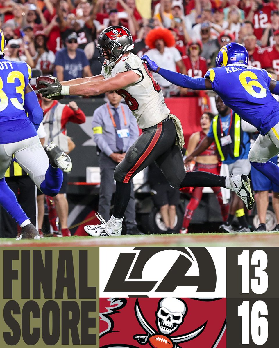 Buccaneers's tweet photo. GOT THE W https://t.co/Fer13xrwdr