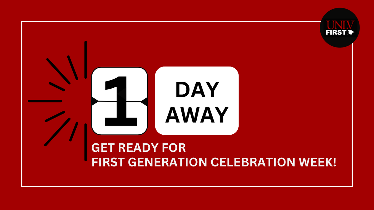 intersection702's tweet photo. The First Generation Celebration is almost here! 🎓

Starting Nov. 7th, #CelebrateFirstGen through a week long of fun events! Connect with others and take a break to celebrate 🎉 our #UNLV first gen!

See how you can by visiting the event calendar 👉 https://t.co/eG4Mz1Azvk https://t.co/sDMka3y3yP