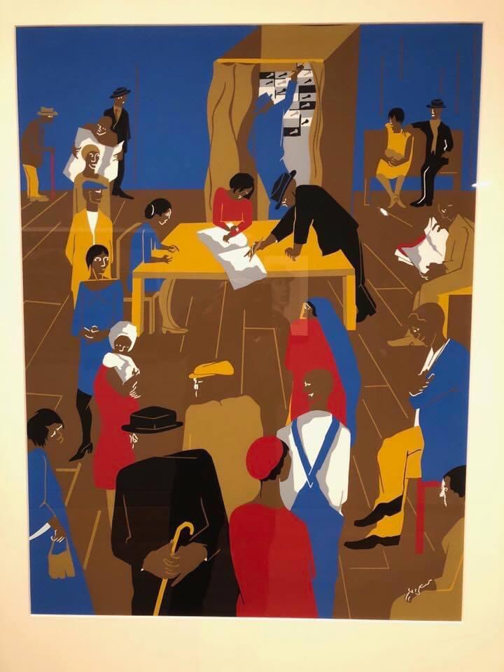 Jacob Lawrence, Vote! (From the Migration Series)