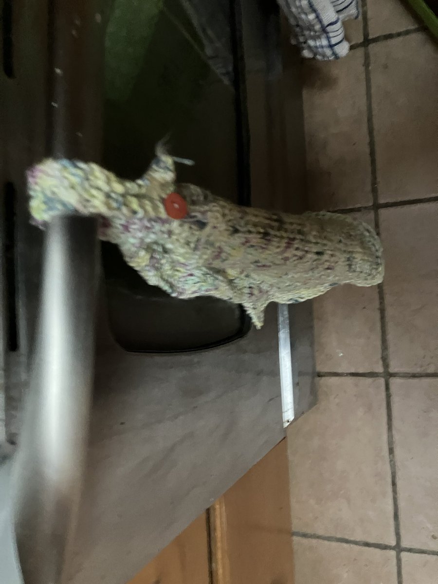 JonPSU77's tweet photo. Hanging knitted kitchen towel https://t.co/lRjpjrnnAn