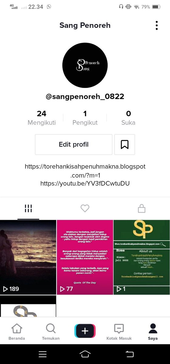 SangPenoreh's tweet photo. Yuk difollow tiktok kita guys. 
Short video akan di post disini yaa https://t.co/R6BdEYHPJe