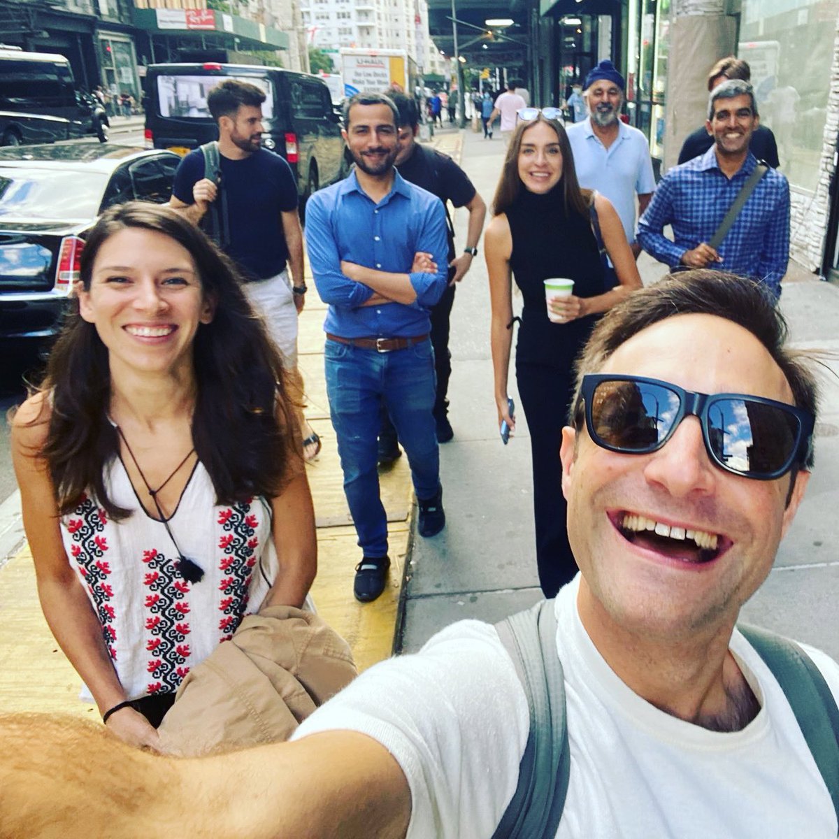 MandyShirin's tweet photo. Some Bitcoin builders on NYC streets. https://t.co/Z3Z5lfLLqB
