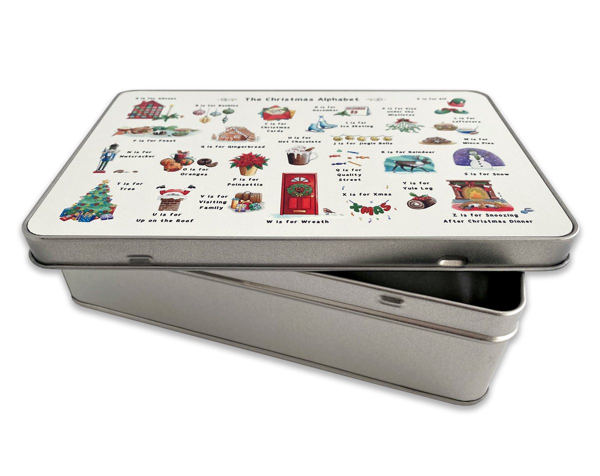ShelliGraham's tweet image. Hey #HandmadeHour, I have something new… ‘The Christmas Alphabet’ 🥳 This brand new design is available as a glass cutting board, fine art print, placemat, mug, greeting card and storage tin 🎄 yeticardsandgifts.com/collections/ch…

#UKGiftHour #Christmas2022 #ChristmasGift #christmasgifting