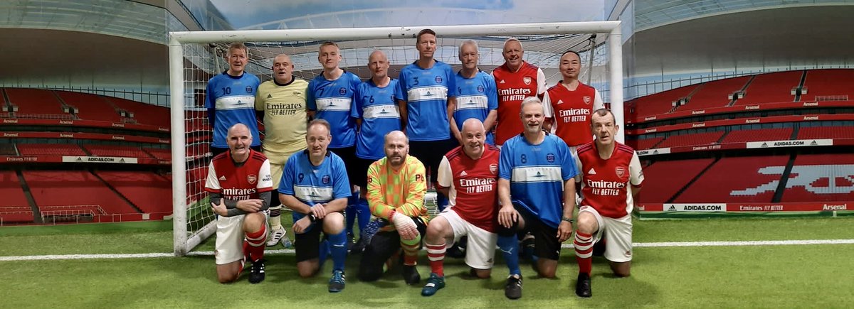 BootroomDavid's tweet photo. @AFCCommunity Thanks to the guys at Godalming  @GWFFC for coming up to the Hub today and taking part in a good spirited game today - honours even but friendship won- Arsenal Strollers - https://t.co/4IVgdYqk1Z