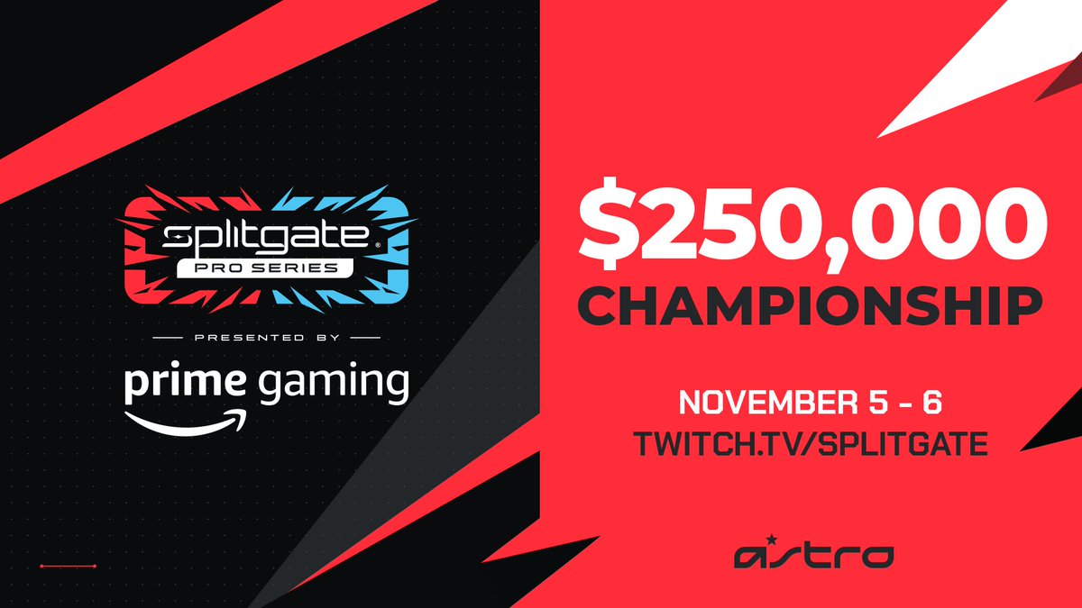 The $250,000 @Splitgate Championship is LIVE with the final day of competition. Tune in to find out who will be crowned as the #1 team in Splitgate history. WATCH NOW: twitch.tv/splitgate