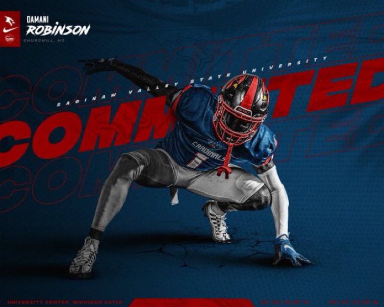RobinsonDamani's tweet photo. Locked in 🔐 110% Committed @svsu_football @Coach_Ekkens https://t.co/gn5076vyZb
