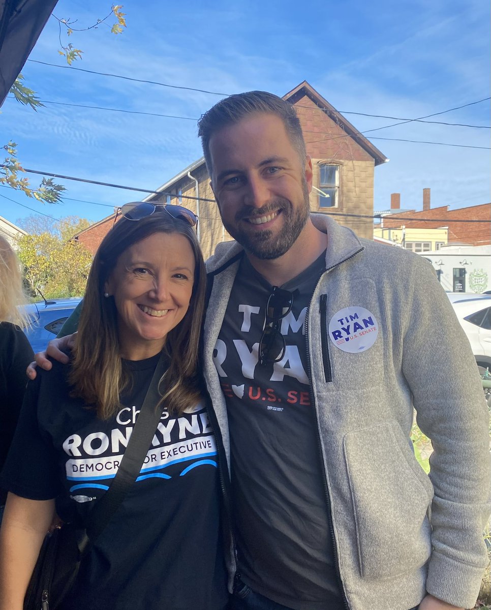 chrisronayne's tweet photo. Honor to have so many good friends knocking on doors today for #TeamRonayne & @TimRyan
Thanks @KerryMcCormack1 @ErikaInCLE & so many out there canvassing across the #LAND today. Letโs do this @TimRyan @ all @OHDems #GOTV ๐ณ https://t.co/IgiPcIiopb