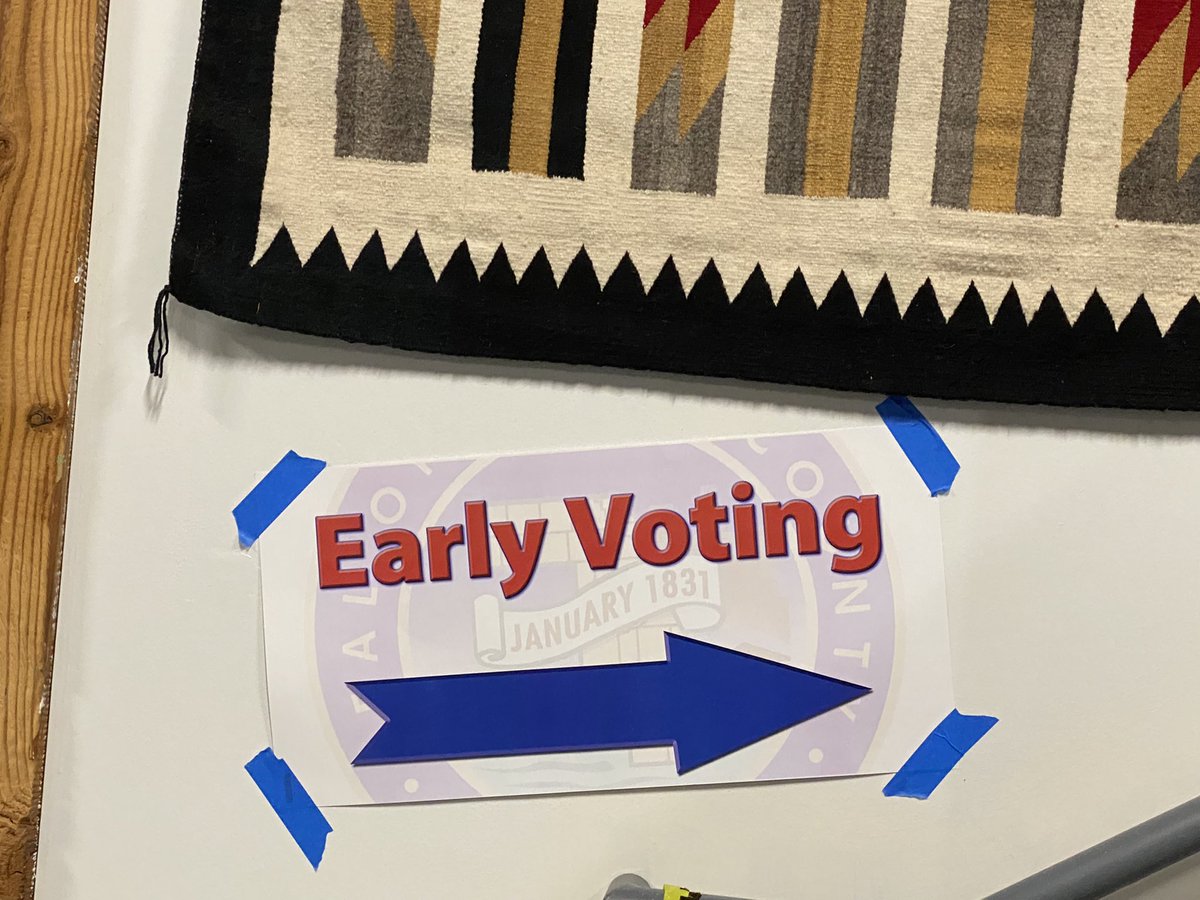 Early voting! Happening now at a polling center near you. 🇺🇸 #vote