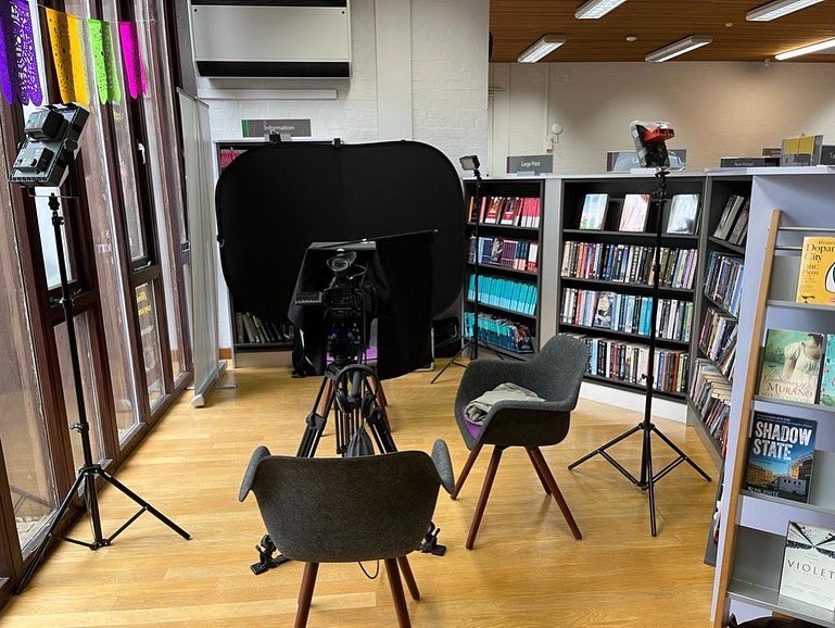 magicvideobox's tweet photo. We filmed for the day of the dead festival at Redbridge library.. here’s some behind the scenes of our filming set up!💀🇲🇽
@deathpositivel1 

#DayOfTheDeadFestival #DayOfTheDead #DeathPositive #RememberingThose #MagicVideoBox #ChatterBox https://t.co/K96hxVAtHL