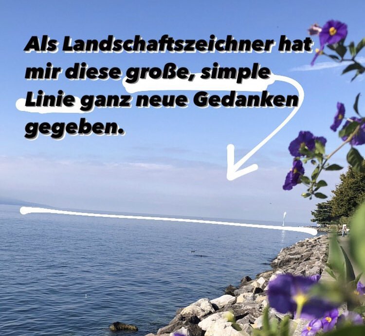 Bei #AllesGoethe geht es gerade um das Thema „Weite &amp; Horizont“. 
Goethe nannte den Horizont die „große simple Linie“. Das Meer erlebte er zum erstenmal intensiv auf der Bootsfahrt von Neapel nach Palermo. 👇 Weiter…