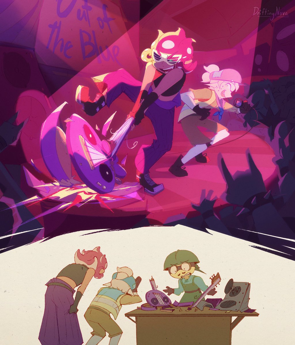 Octavio has a history of going a little overboard during live shows. #splatoon