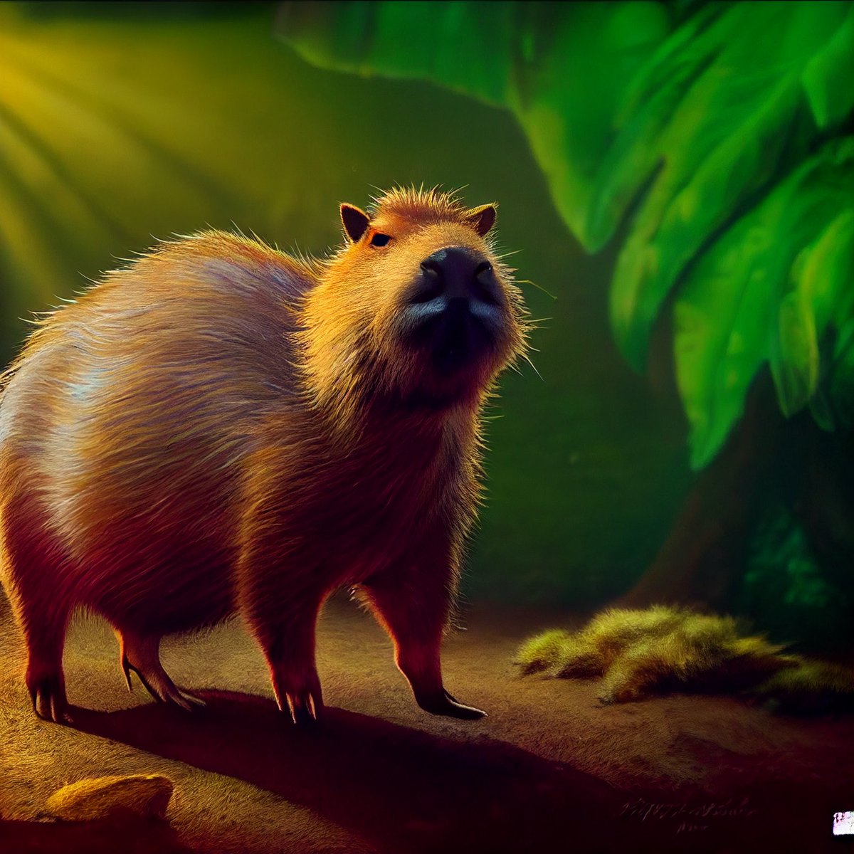 FutureArtIsHere's tweet photo. #capybara created in #midjourney
#capylove #AnimalLovers #dalle2 https://t.co/WEOaz6fpSW