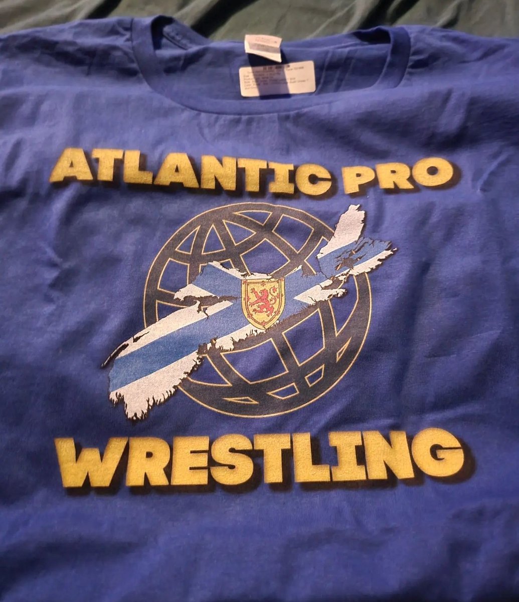 Grab an Official Atlantic Pro Wrestling Tee, as shown in the pic courtesy of one of our biggest fans <a href="/Ultragoldenant/">IG:UltraGoldenAnt</a>

prowrestlingtees.com/promotion-tshi…

#prowrestling #indywrestling #supportmaritimewrestling #maritimewrestling #indywrestlingrules #indywrestlers #novascotia