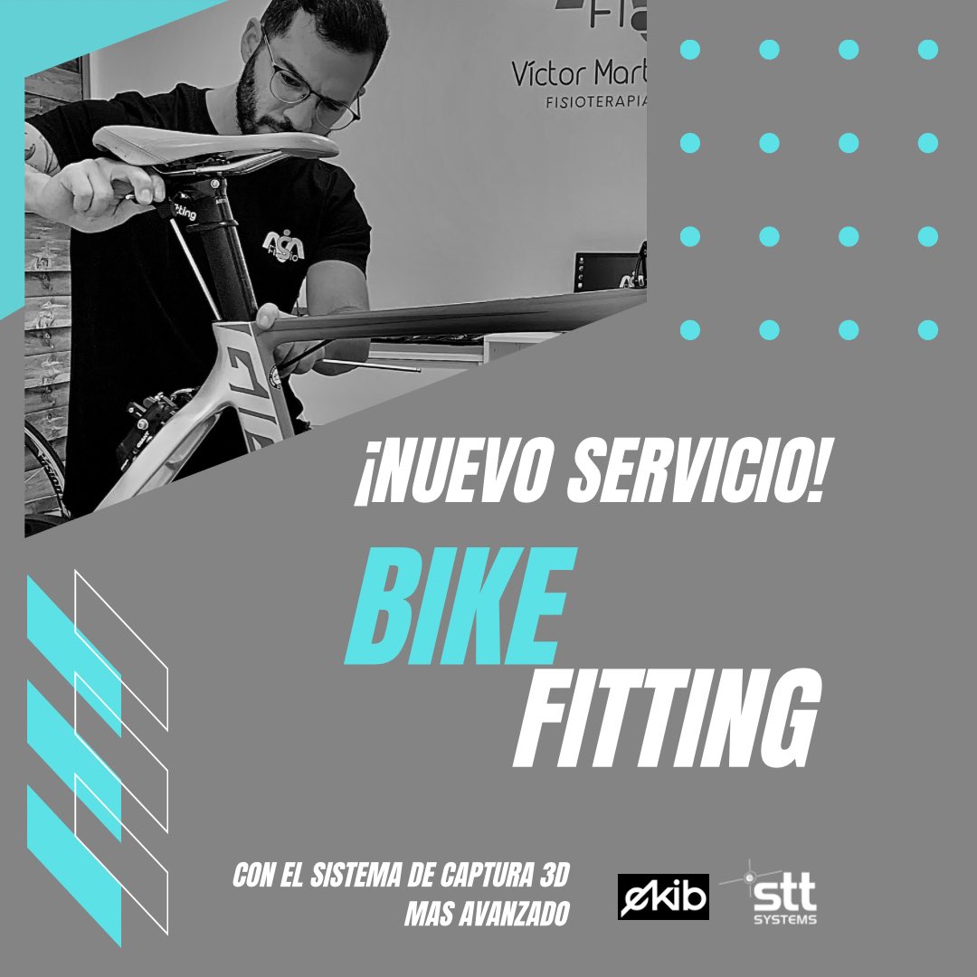 ‼️🆕NOVEDADES EN MS FISIO🆕‼️ Servicio de Bike Fitting (estudio biomecánico para ciclistas). Estudio basado en análisis en 3D con el sistema de captura más avanzado del mercado, Ekib360 (powered by STT Systems). Pide cita y mejora tu rendimiento y confort sobre tu bicicleta. 🚴🏻🚴🏻‍♀️