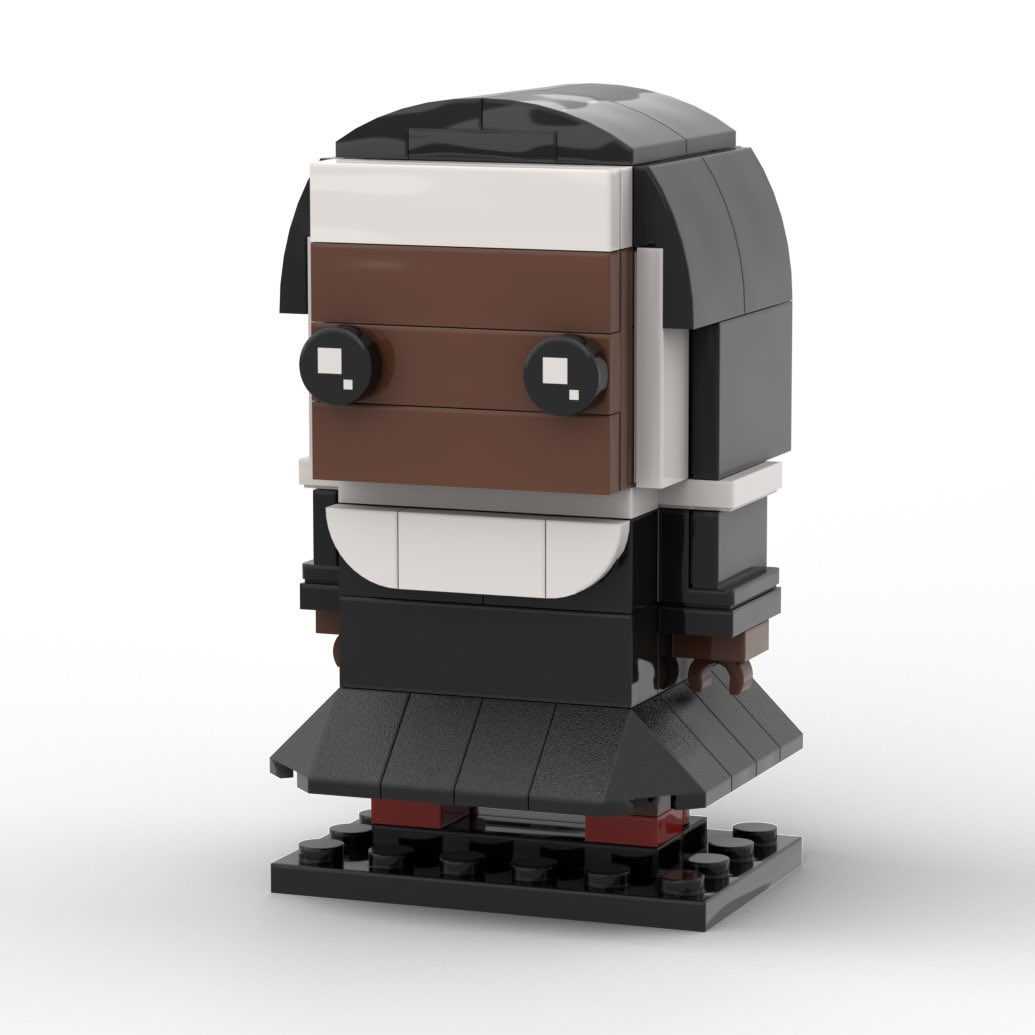 The custom #brickheadz of Sister Mary Clarence, from the classic 90s comedy Sister Act, as played by @WhoopiGoldberg! #lego #sisteract