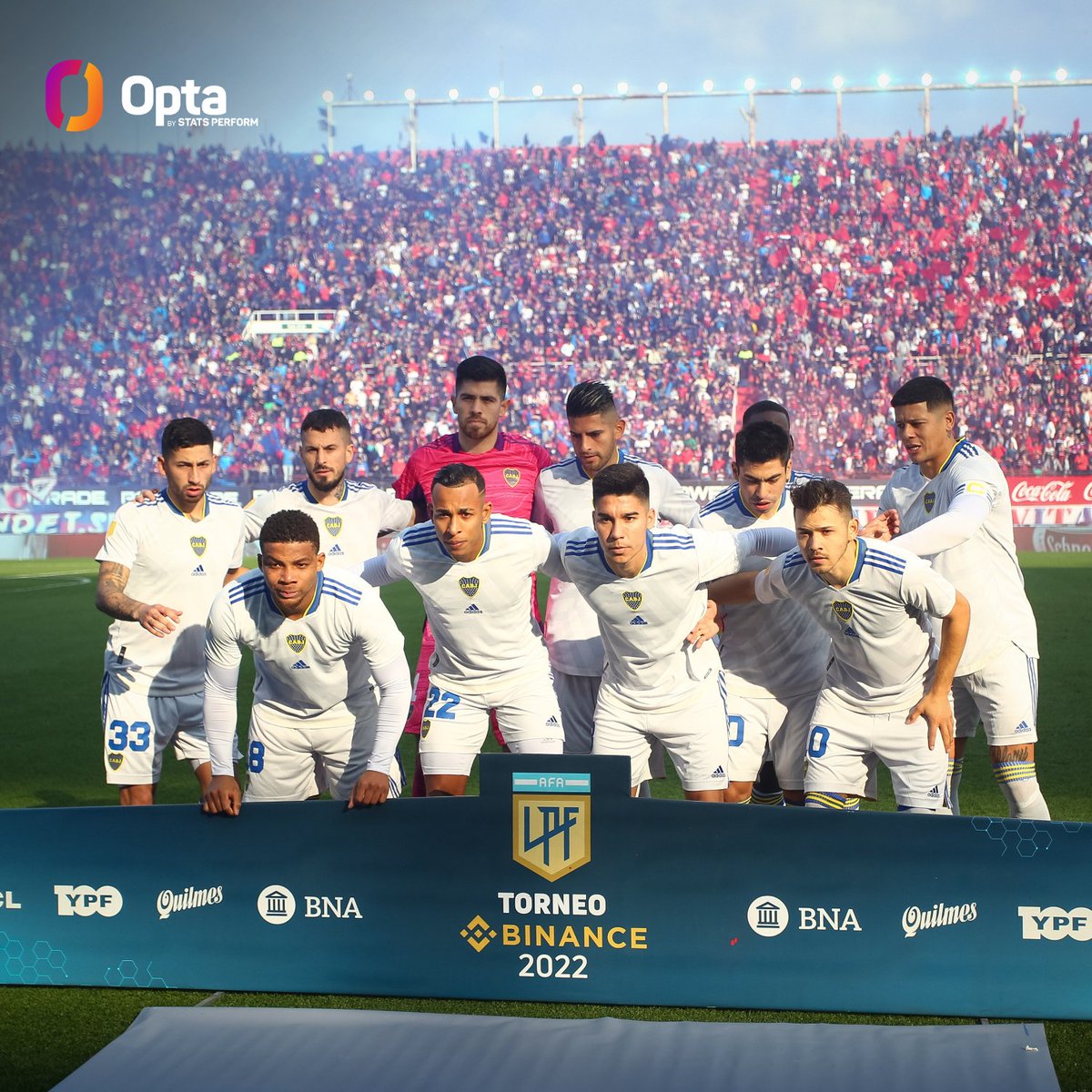OptaJavier's tweet photo. 1 - Desde 2019, #Boca solo perdió uno de los 102 partidos en los que comenzó ganando entre competencias de Primera División 🇦🇷 y #Libertadores (83V 18E). Fue en este 2022 ante San Lorenzo (1-2). Entereza. https://t.co/2DdJYlYJBX