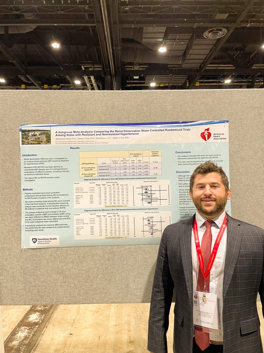Mohammad Ahmed, DO (@maahmed1218) on Twitter photo Some very good discussions at our posters on day 2. Lots of passion around blood pressure and renal denervation. <a href="/matthew_nudy/">Matthew Nudy, MD</a> <a href="/RahulBussa34/">Rahul Kumar</a> <a href="/AndrewFoy82/">Andrew Foy</a> Some very good discussions at our posters on day 2. Lots of passion around blood pressure and renal denervation. <a href="/matthew_nudy/">Matthew Nudy, MD</a> <a href="/RahulBussa34/">Rahul Kumar</a> <a href="/AndrewFoy82/">Andrew Foy</a>