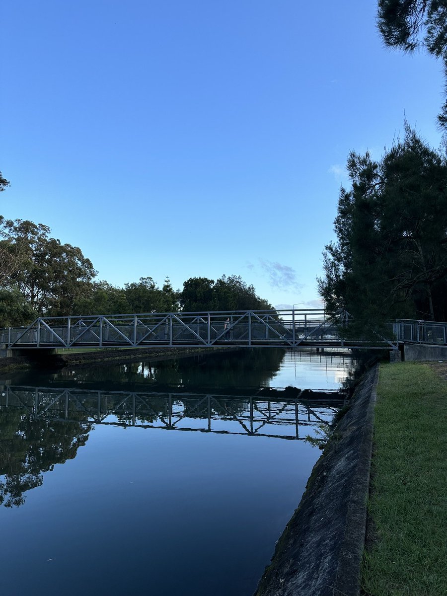 nathanclark_'s tweet photo. Great way to start the day (and workweek) with a nice Bay Run alongside @paulredfern this morning. 

I don’t run with my phone so a post-run, canal shot only 👇🏼 https://t.co/nDeZqvwAw1