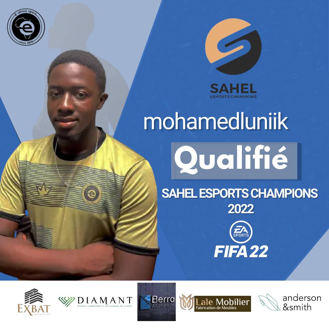 Toutes nos félicitations à @moupro1 champion des qualifiers <a href="/SahelEsports/">Sahel Esports Champions</a> Championship Sénégal 🇸🇳 sur #FIFA22 dont la grande finale est prévue le 23 novembre 2022.
Bonne chance !!!

#esports #eafrica #eafricasport #esport4all