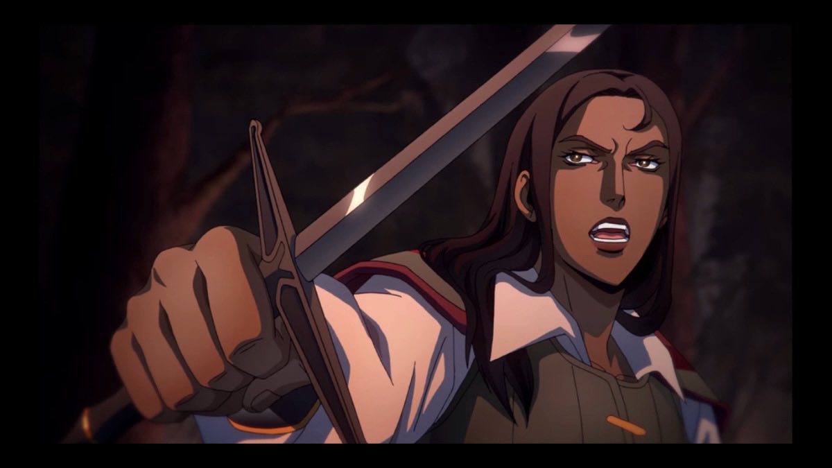 CastlevaniaOTD's tweet photo. Today's Netflix Castlevania character of the day is Greta of Danești https://t.co/EWrqrXdPhR