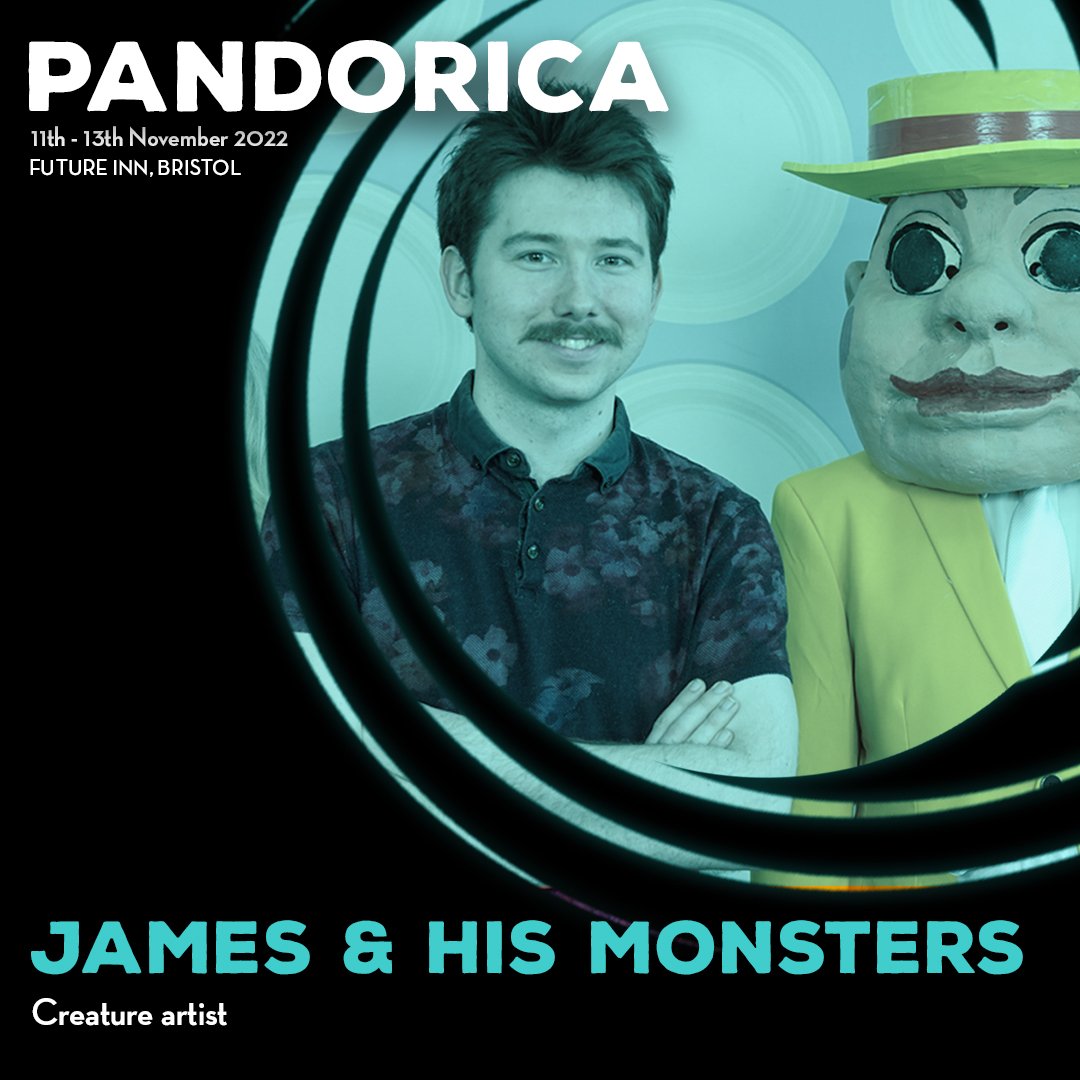 James and his Monsters will be joining us for Pandorica 2022 next weekend.

<a href="/JamestheAlien/">James Burgess</a> will be showcasing some of his remarkable work, and helping with some monstrous photo invasions!

fantomevents.co.uk 

#DoctorWho #DrWho #Pandorica #Pandorica2022
