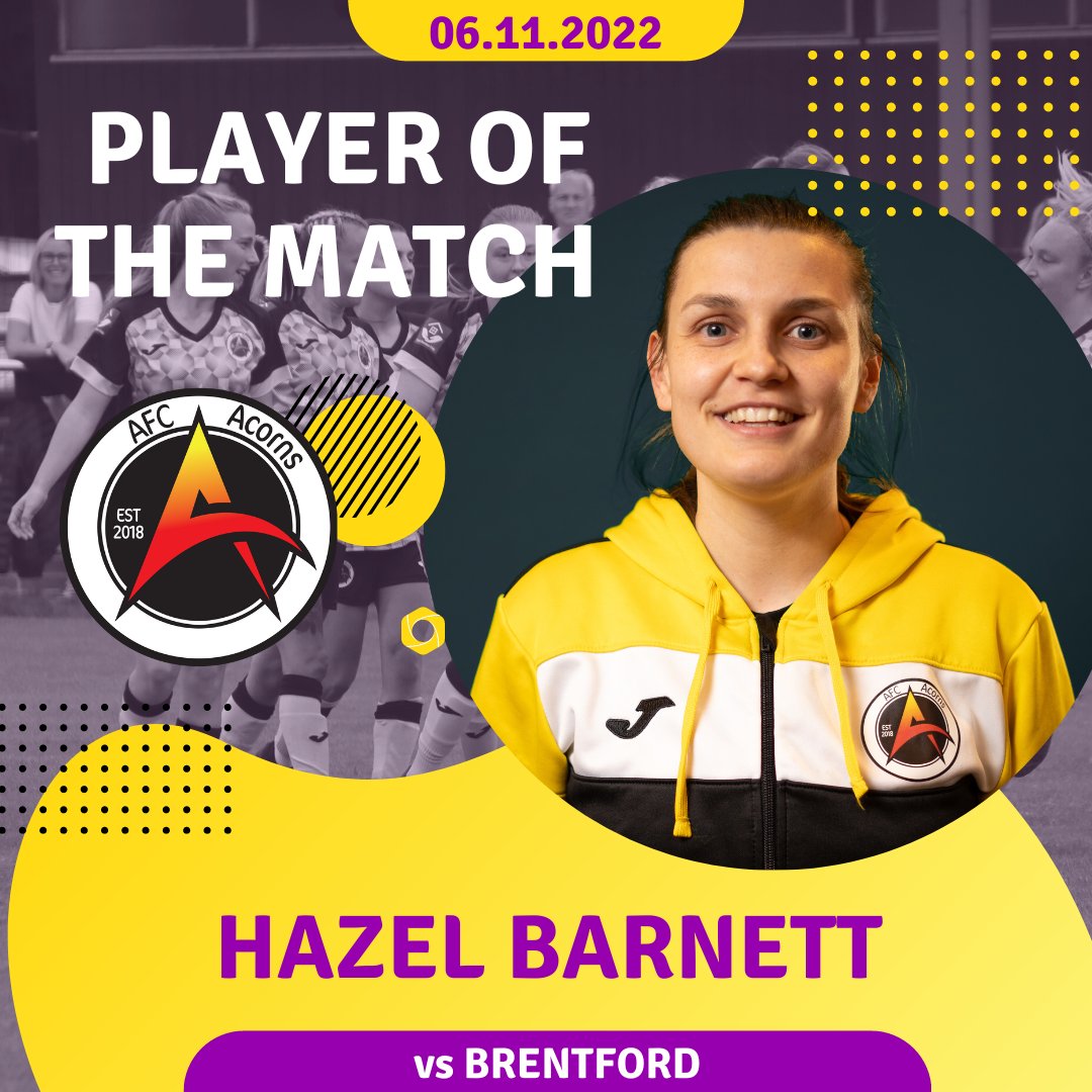 tbfc_women's tweet photo. Congratulations to @HazelS_Barnett who won today's 'Player of the match' award. Well done Hazel 🏆⚽ #UTN https://t.co/SLpJvMhnFv