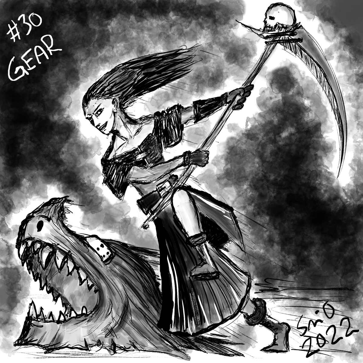 Lolgaara's tweet photo. Inktober2022 #30-31   ITS DONE!
#inktober #inktober2022 https://t.co/iyaLaAMq45